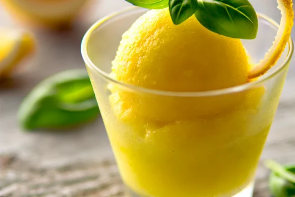 Sorbet Citron Basilic Novascope