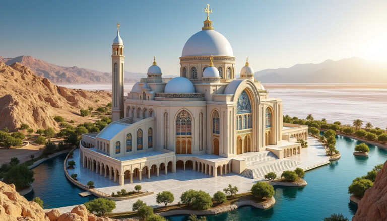 découvrez la splendeur de la basilique située sur le site sacré du baptême du christ en jordanie. après quinze années de dévouement, cette œuvre architecturale remarquable, classée au patrimoine mondial de l'unesco, témoigne de la richesse spirituelle et historique de la région.