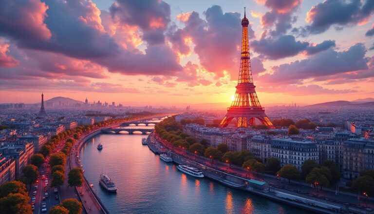 découvrez les lieux incontournables à paris pour vivre un coucher de soleil magique en 2025. profitez des panoramas uniques et des moments inoubliables au cœur de la ville lumière.